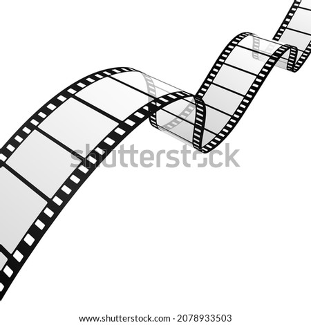 movie or photographic film strip roll background