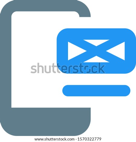 wire frame design in smartphone isolated on a white background