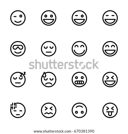 Icon set - Emoticon