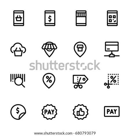 Icon set - E-commerce