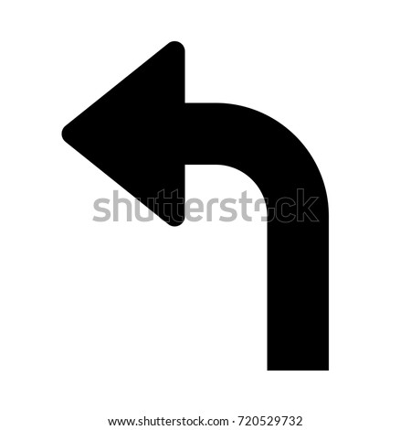 turn left arrow