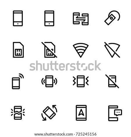Icon set - Mobile