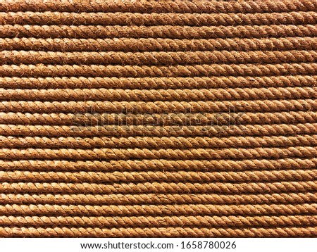 Similar – Image, Stock Photo Braided rope pattern.