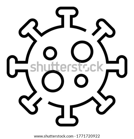All about Corona Virus Disease. Covid - 19 vector symbol illustration icon.