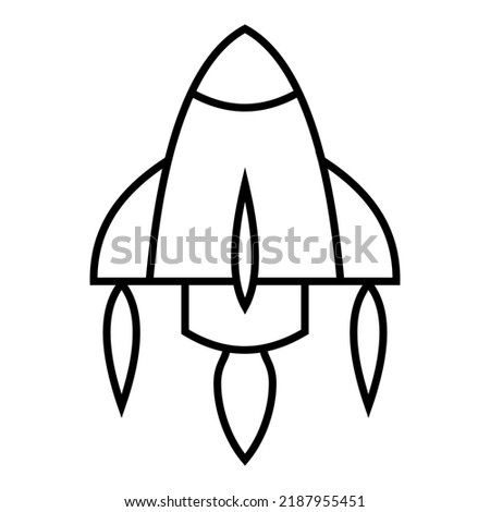 Business start-up rocketship increase in money concept vector icon. Filled flat sign for mobile application concept and web design. Rocket launch glyph. Symbol, logo illustration, app, infographic.