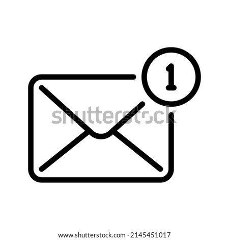 New email notification icon vector