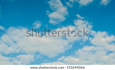 Sky background to use as wallpaper for weather forecast