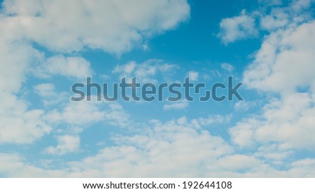 Sky background to use as wallpaper for weather forecast