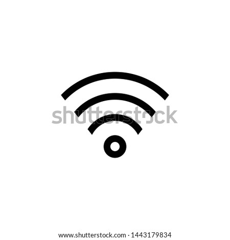 wifi and signal icon vector, internet connection symbols