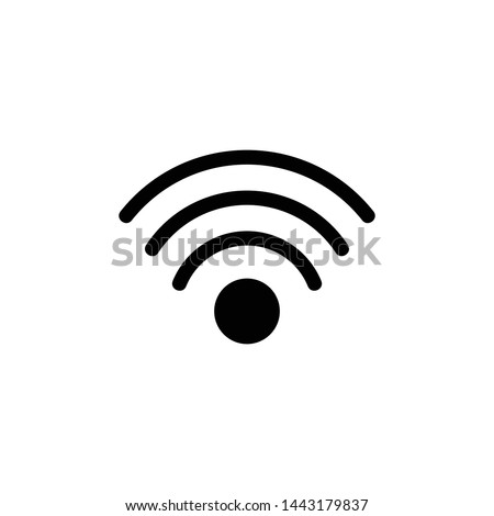 wifi and signal icon vector, internet connection symbols