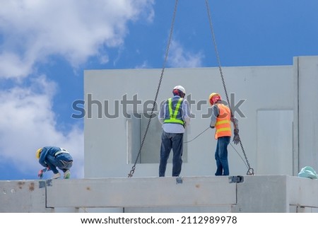 Similar – Image, Stock Photo Prefabricated concrete housing estate