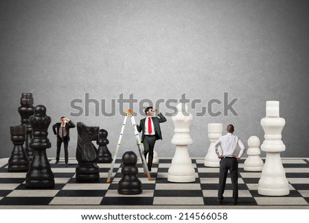 Strategy and tactics of a team of businessman