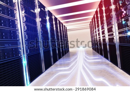 Image of a room of virtual database