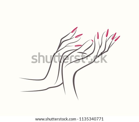 Finger Nails Manicure Royalty Free Vector Clip Art Illustration Nail Salon Clipart Stunning Free Transparent Png Clipart Images Free Download