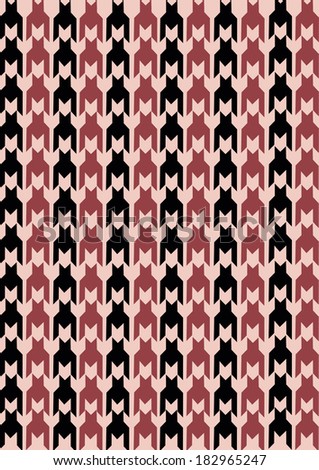 Dog tooth pattern