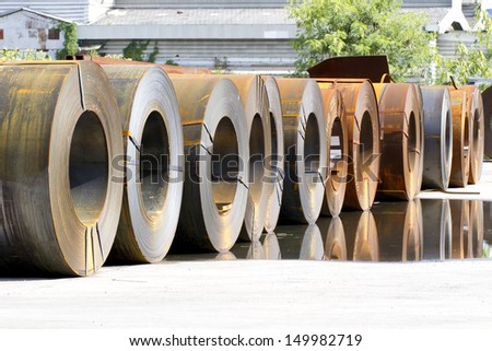 Steel roll , Rolls of steel plate