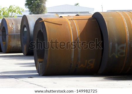Steel roll , Rolls of steel plate
