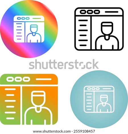 4 Vector Icons Design Set