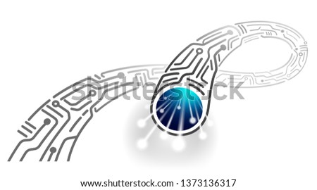High-speed digital cable in the future Design of new monochrome fiber optic cable Abstract.
Vector EPS file.