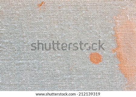 Stained Canvas Textile Background./ Stained Canvas Textile Background