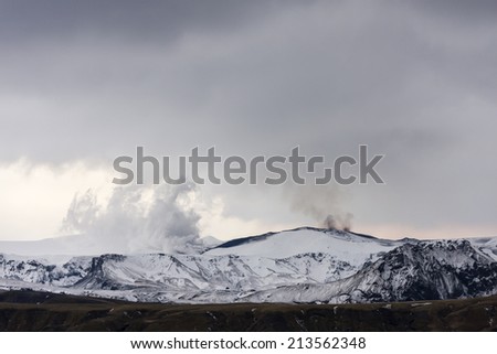 Eyjafjallajokull volcano eruption, Iceland/ Eyjafjallajokull volcano eruption, Iceland