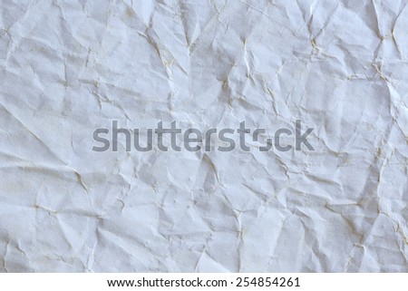 Paper texture or background/ Wrinkled Paper