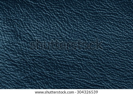 Blue leather texture background/ Blue leather texture