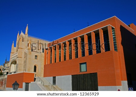 The new building of the Prado Museum in Madrid (Spain)
