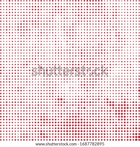 Ruby Halftone Background. Rufous Abstract Rough. Scarlet Vector Paper. Rusty Dots Elements. Flame Circle Point. Gradient Point. Grunge Simple. Geometric Banner.