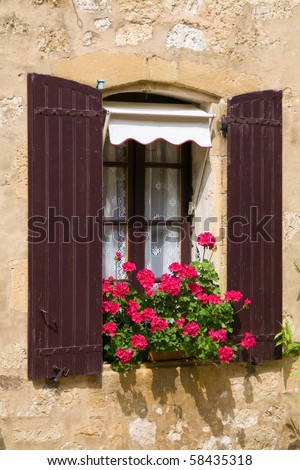 Beautiful Mediterranean window