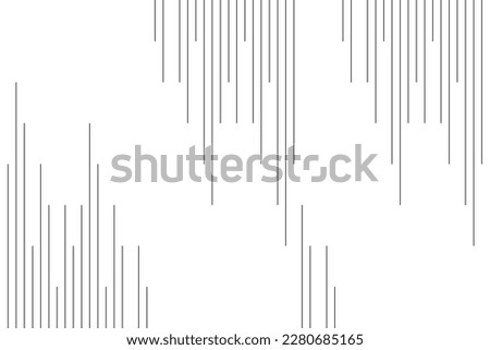 Vertical of stripes regular pattern. Design vertical lines black and white. Design print for illustration, texture, textile, fashion, wallpaper, background. Set 3