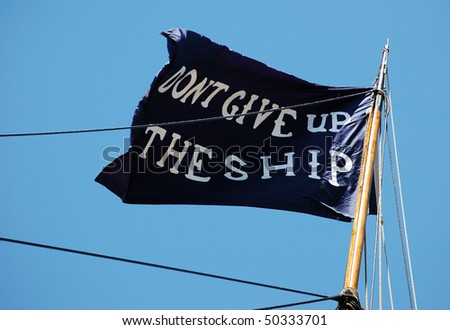 Don\'t Give Up The Ship flag
