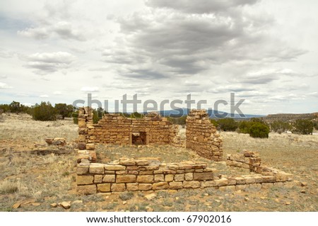 desert settler cabin ruins