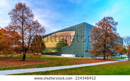 The Museum of the History of Polish Jews in Warsaw, Poland, as of October 14th, 2014 . The inauguration of the exhibition of thousand years long history of Polish Jews, is scheduled for October 28.