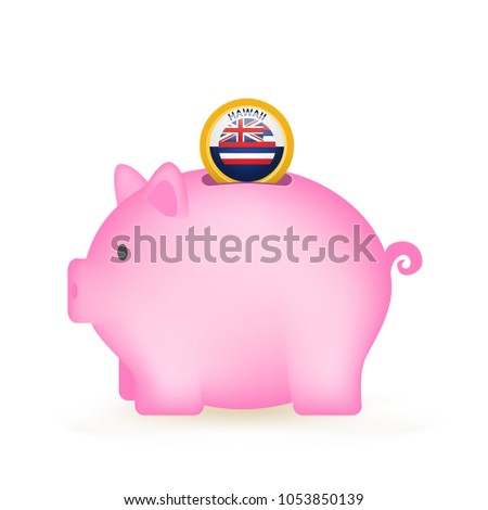 State Of Hawaii Piggy Bank Savings