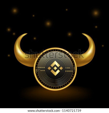 Binance Cryptocurrency Coin Bull Market Background