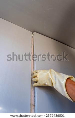 Similar – Image, Stock Photo Fitted Wall (barrier)