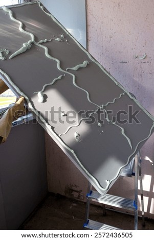 Similar – Image, Stock Photo Fitted Wall (barrier)