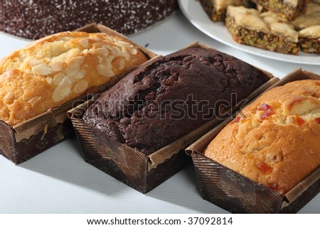 assorted cakes