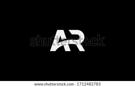 AR or RA letter logo. Unique attractive creative modern initial AR RA A R initial based letter icon logo Stock fotó © 