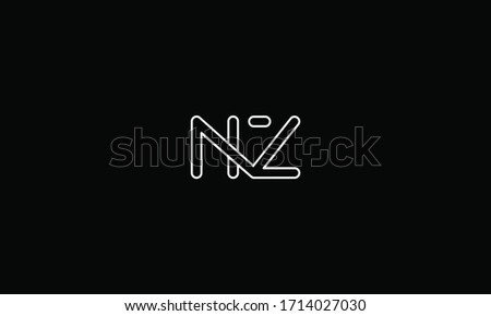 NZ or ZN letter logo. Unique attractive creative modern initial NZ ZN N Z initial based letter icon logo Stock fotó © 