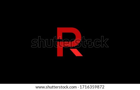 PR letter logo. Unique attractive creative modern initial PR or RP initial based letter icon logo Imagine de stoc © 