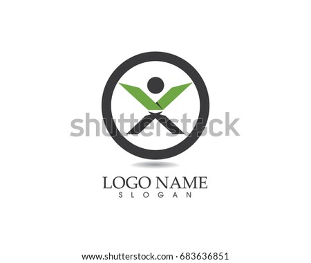 X Letter People Logo design