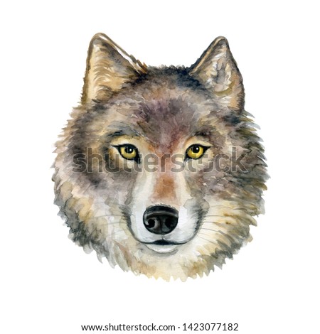 Wolf Head Clip Art Image | Download Free Vector Art | Free-Vectors