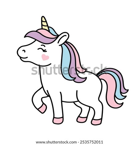 Cute unicorn illustration, children artworks, fashion graphic, wallpaper and greeting card designs. Cute Magical Unicorn Clipart Baby Girl Newborn Nursery