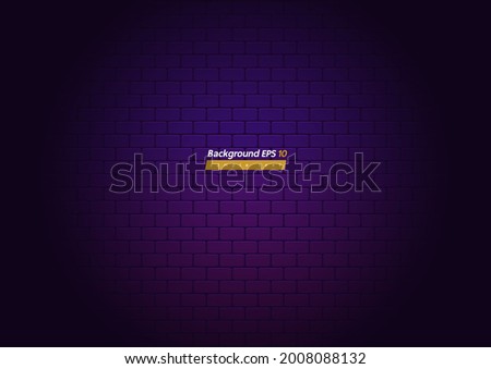 Brick wall Background, geometric shape,purple gradient.