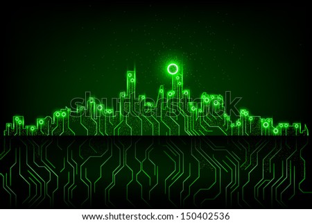 Abstract background. Vector illustration. EPS 10. CITY.