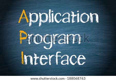 API - Application Program Interface