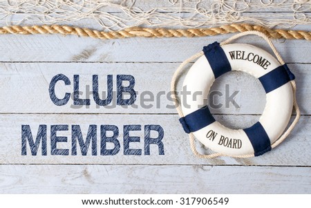 Club Member - Welcome on Board