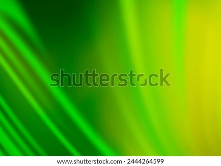 Light Green vector abstract bright background. A completely new color illustration in a bokeh style. Brand new style for your business design.